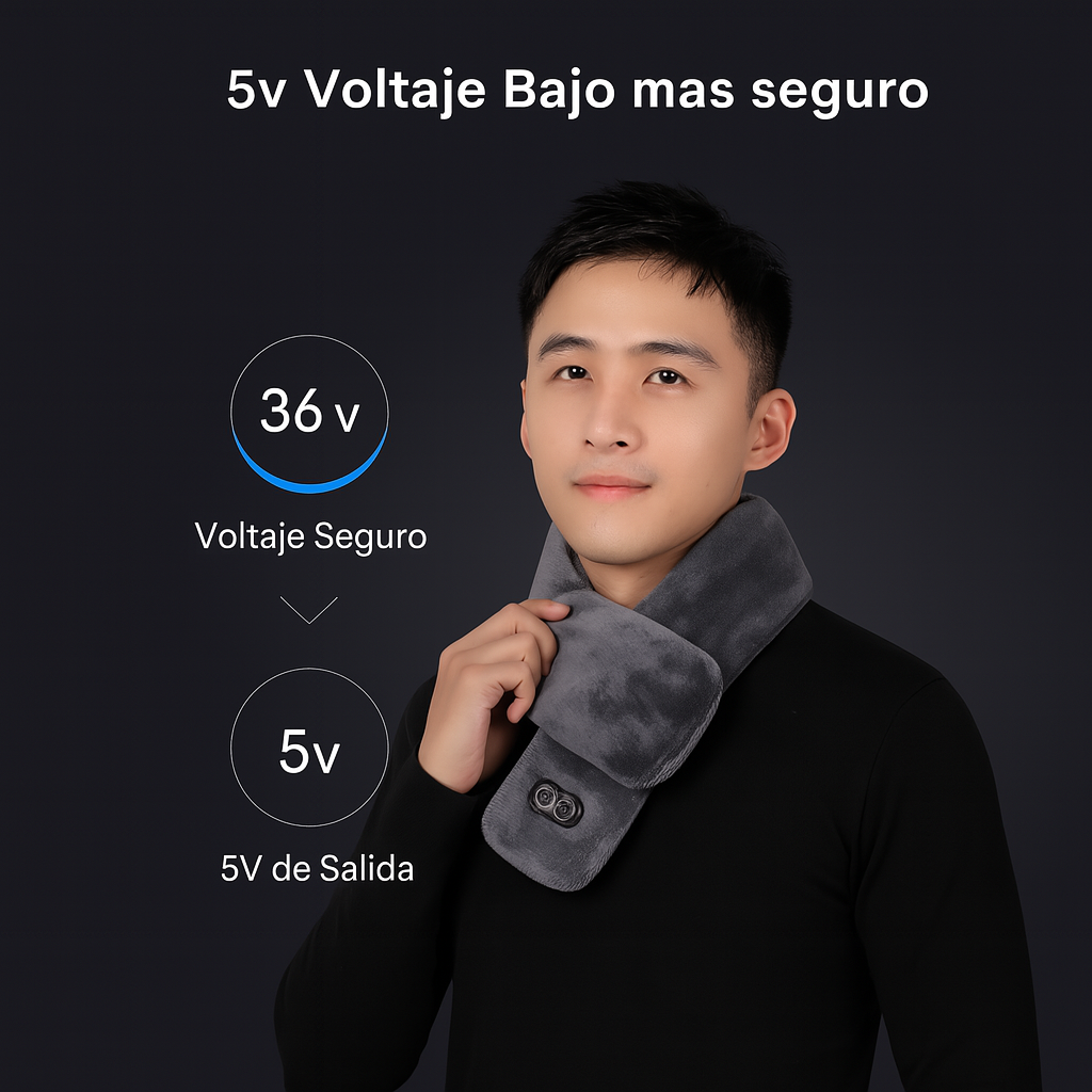Bufanda Masajeadora con Calor USB
