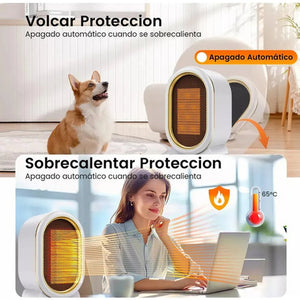 Calefactor Eléctrico de Aire Portátil 1200 w