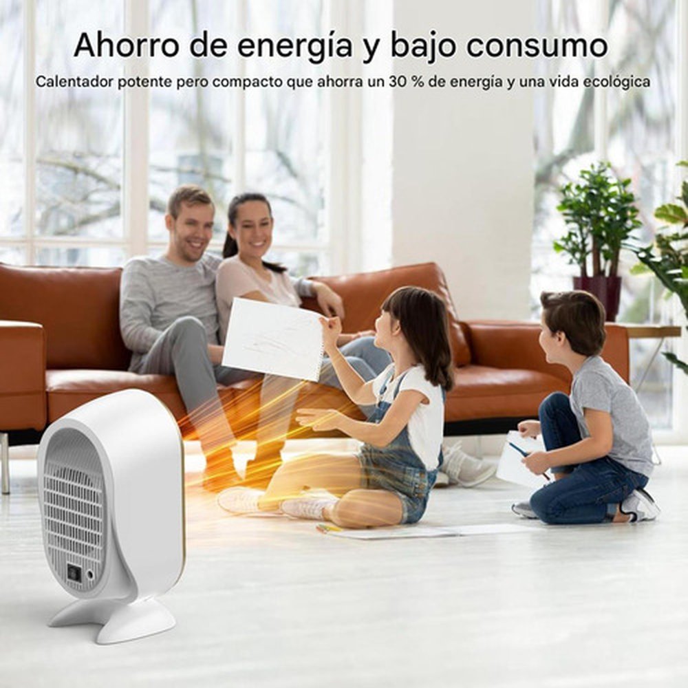 Calefactor Eléctrico de Aire Portátil 1200 w